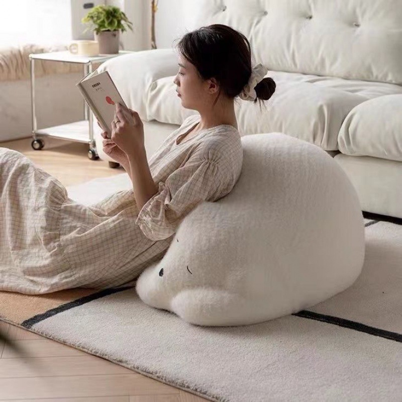 Sofá de oso de oso, sala de estar, dormitorio, asiento de animales, diseñador de oso polar, sofá perezoso, sofá individual, lindo