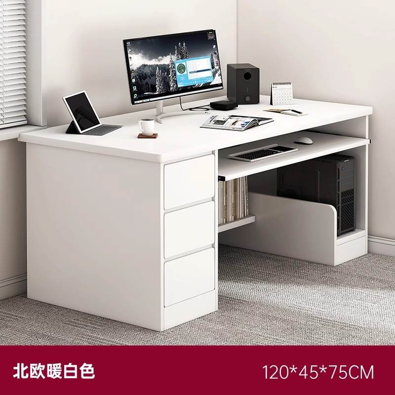 Mesa de oficina de personal mesa y silla de oficina combinación simple mesa de escritorio moderno jefe doble mesa de computadora