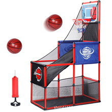 跨境热销款篮球投篮机带计分器亚马逊爆款篮球玩具
