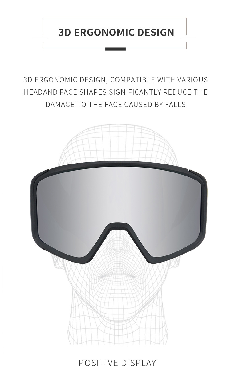 Κυλινδρικό σκι για σκι σε εξωτερικούς χώρους ενηλίκων, ορειβασία στο χιόνι, προστασία από την υπεριώδη ακτινοβολία, γυαλιά προστασίας από τον άνεμο_voghion.com