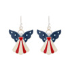 Retro earrings, accessory, USA