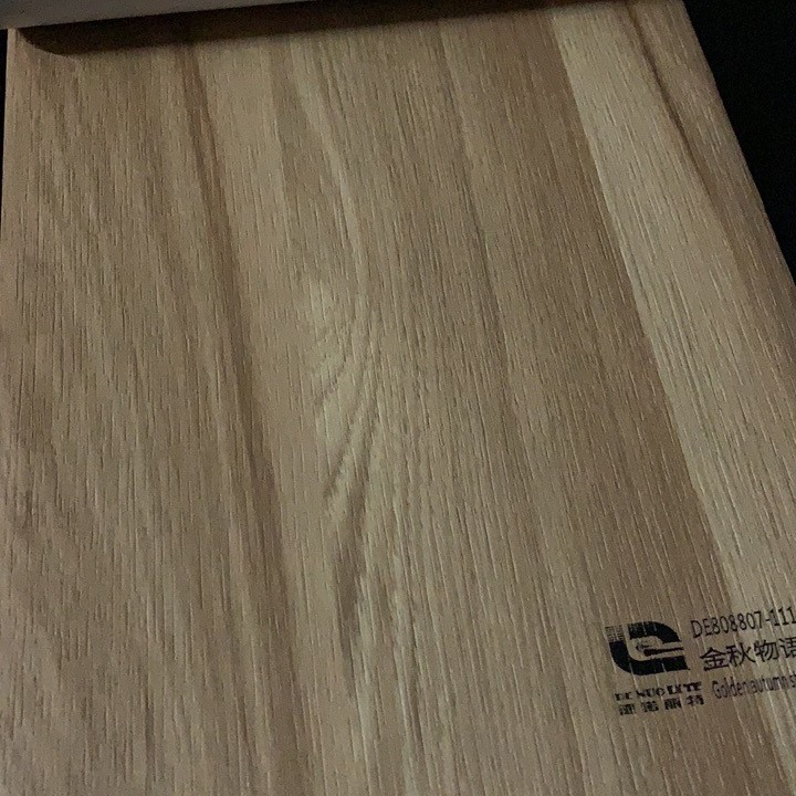 现货供应PVC木纹真空吸塑膜集成墙板竹木纤维PUR包覆膜