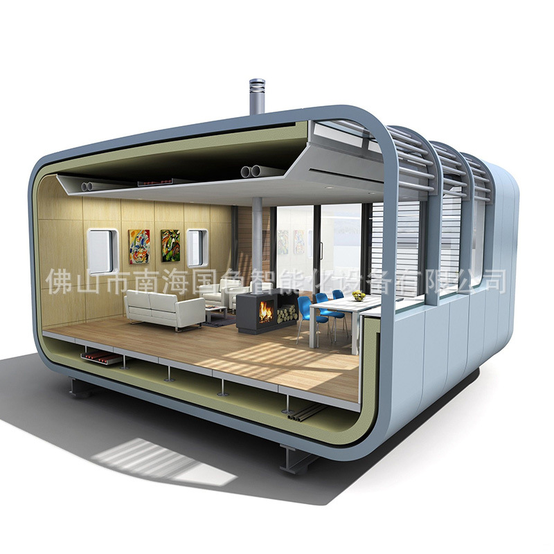 Mobile Apple cápsula B & B cápsula espacial cápsula de la fuerza cápsula de ensueño sala de cielo estrellado escénico fabricante de hoteles inteligentes de alta gama