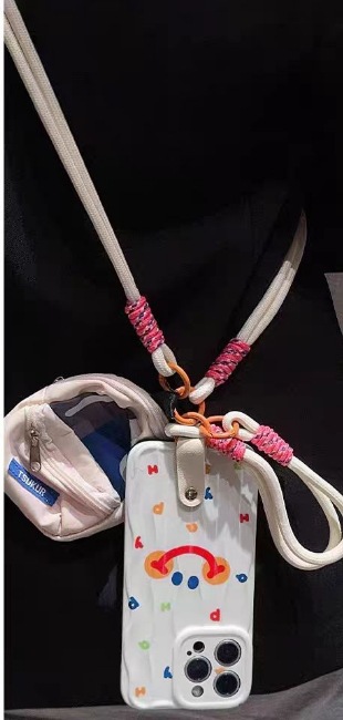 Simple colorido carta cara sonriente iPhone15 patrón de onda 14ProMax para Apple 13 teléfono caso 12 hembra 14