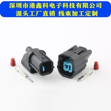 国产6181-0803/6189-0591适用汽车喇叭鸣笛插头DJ7017Y-2-11/21