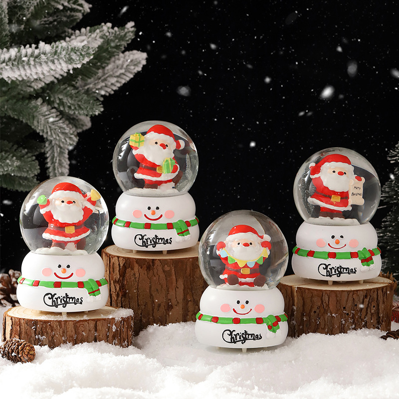 Varias Bolas de Cristal Luminosas con Diseños Creativos y de Dibujos Animados, Adornos Decorativos de Gran Venta, Regalo para Fiestas, con Luz, Mayorista