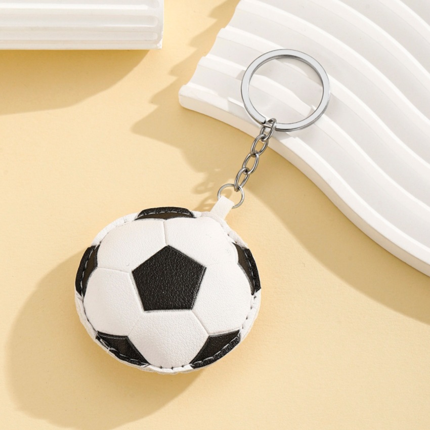 Nuevos productos deportivos viento PU relleno de algodón tipo llavero colgante deportivo béisbol voleibol baloncesto fútbol rugby colgante image 10