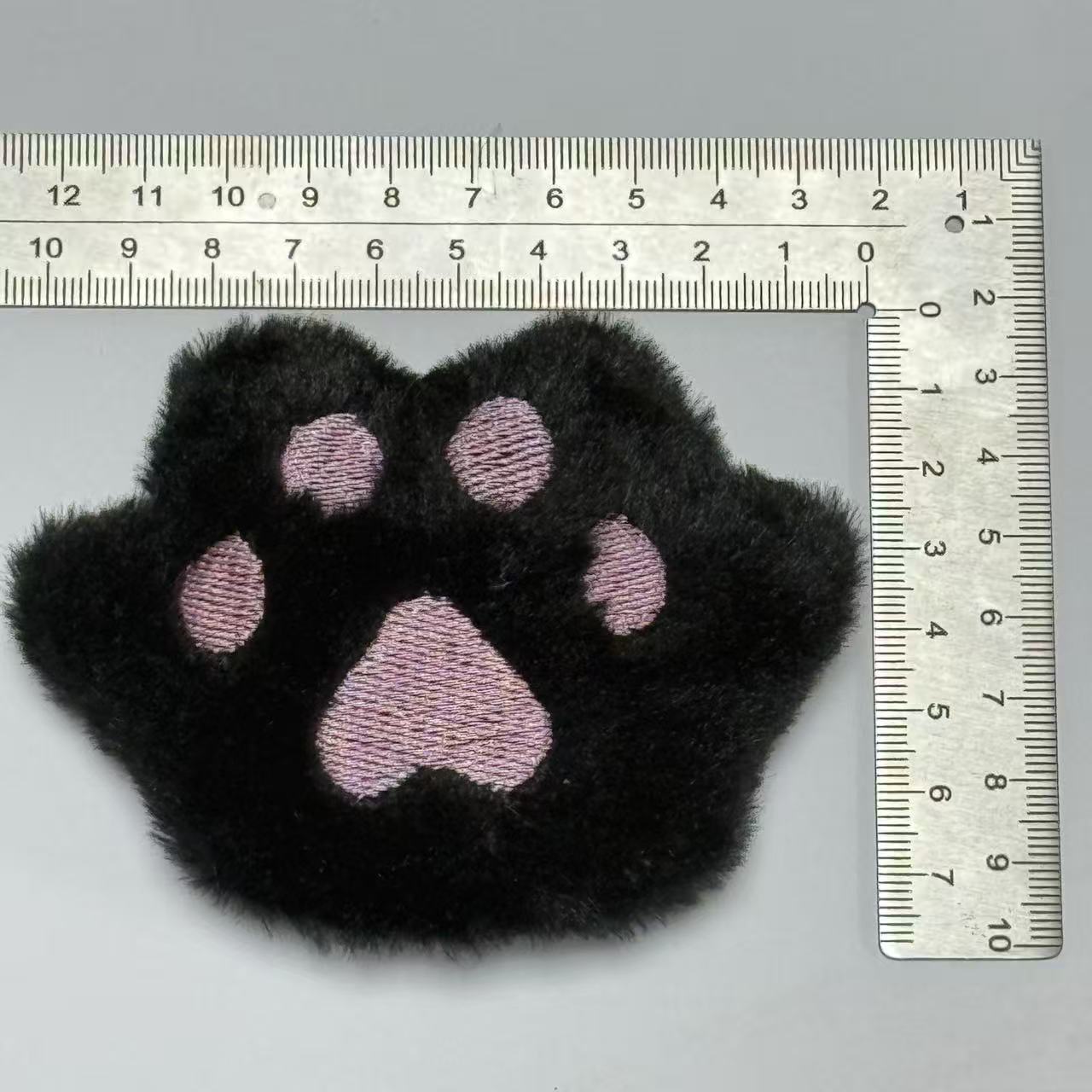 Kedi Pençesi Renkli Oyuncak Peluş Çizgi Film DIY Dolgu Bebek Kolye Aksesuarı Malzeme Dekorasyon Ayakkabı Şapka Aksesuarı