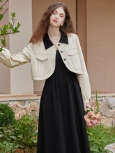 年秋季新款显瘦小香风洋气两件套套装裙子女装连衣感穿搭