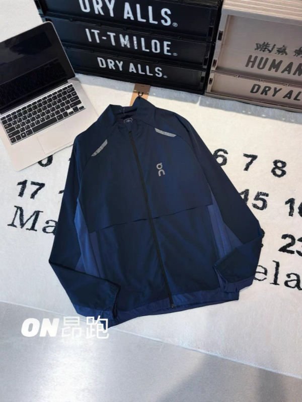 On昂跑25款男女夏季男款轻摆款马拉松跑步夹克外套立领防晒服|undefined