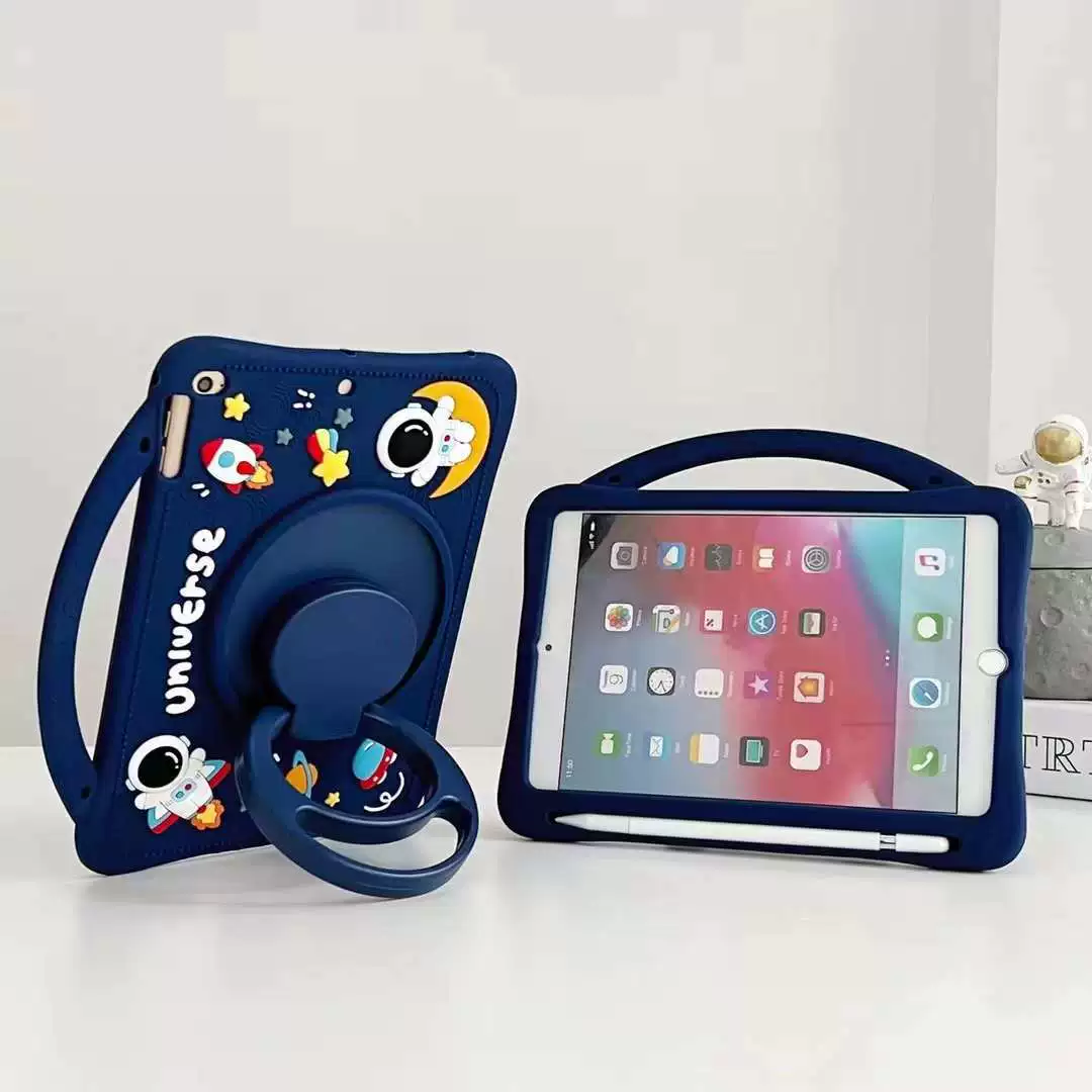 Силиконовый защитный чехол для планшета Samsung Tab A9 и Redmi Pad SE 11, милые 3D дизайны, отделение для стилуса