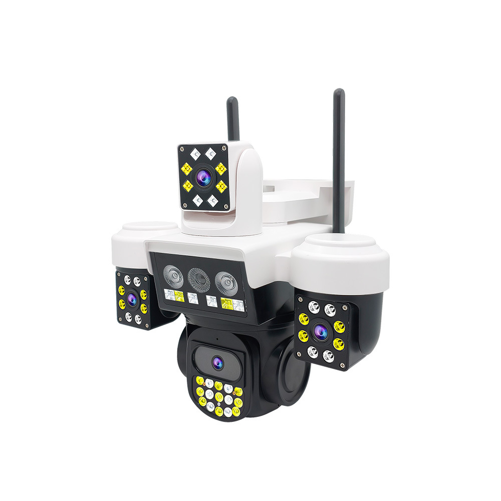 O-KAM cámara de enlace de bola de pistola de cuatro ojos al aire libre impermeable 360 panorámica PTZ monitor de alarma de seguimiento inteligente