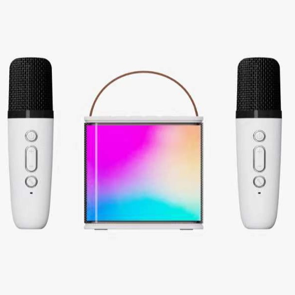 K6 completo LED luz Bluetooth audio portátil mini micrófono inalámbrico karaoke audio micrófono traje transfronterizo