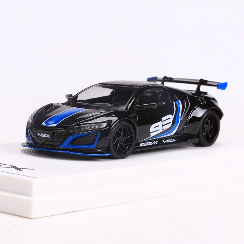 시간 마이크로 1:64 혼다 혼다 NSX 레이싱 시뮬레이션 합금 자동차 모델 컬렉션