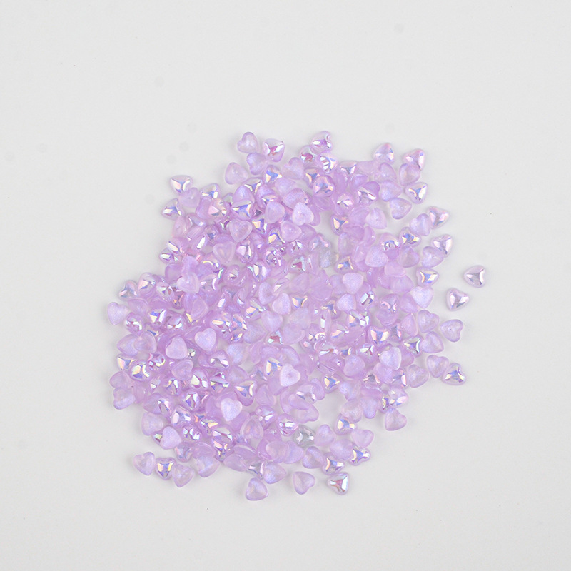 small acrylic nail decoration for manicure