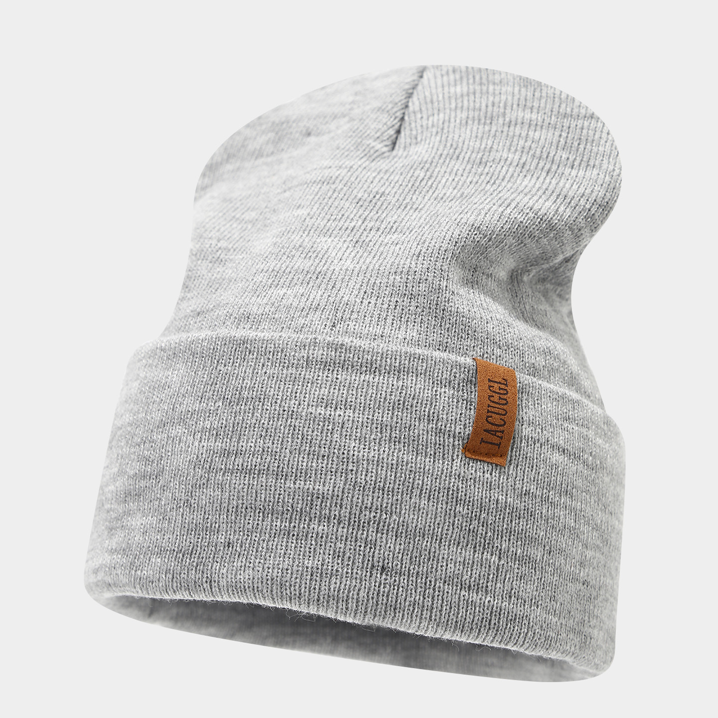 Winter Strickset Für Damen Und Herren Mit Lederpatch Mütze Schal_voghion.com