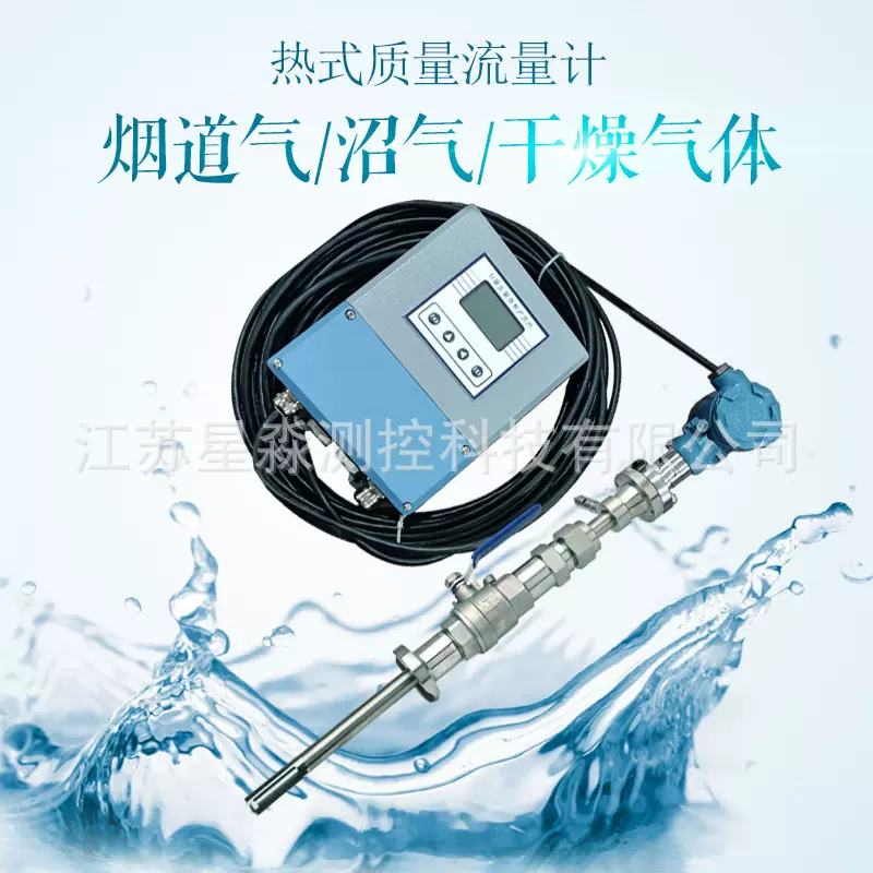 分体式压缩气精准流量表高精度热式气体质量流量计气体流量控制器