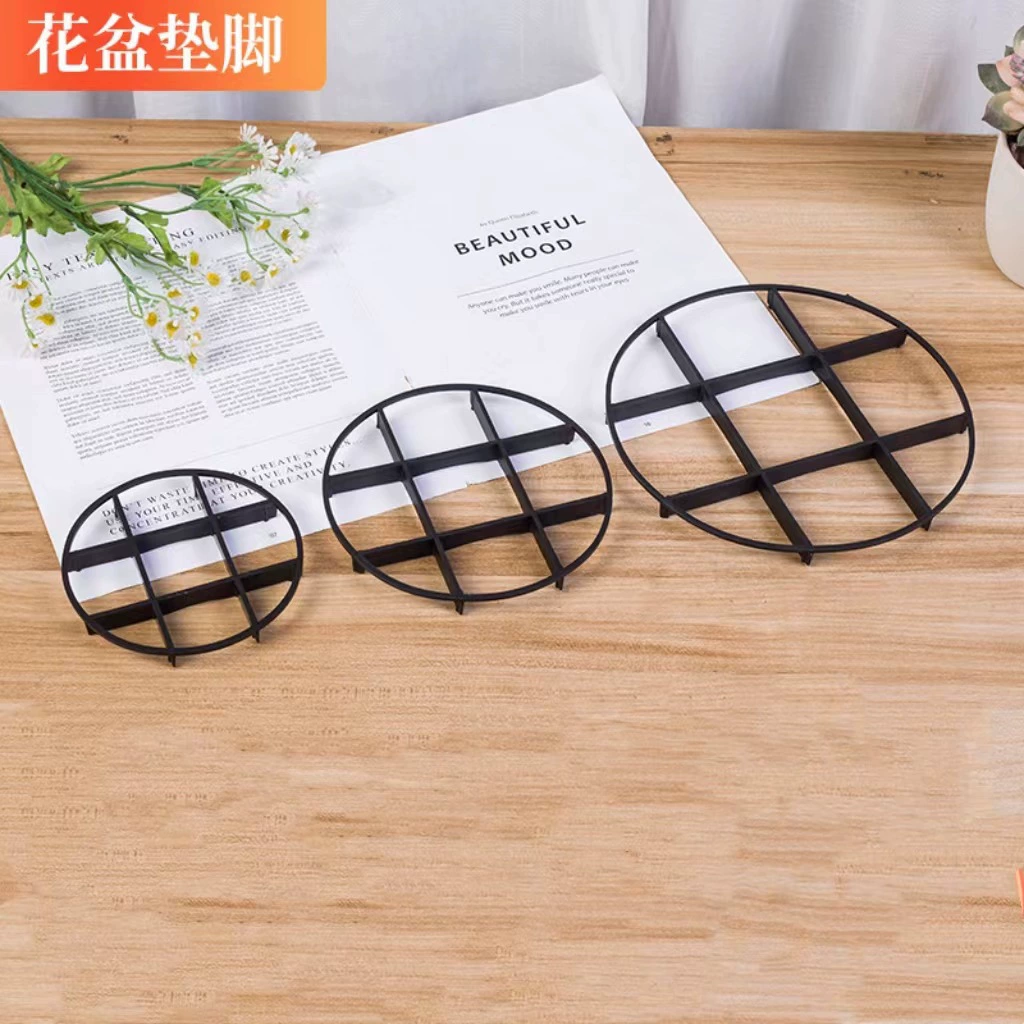 Поддон для цветочного горшка с защитой от гниения, нижняя часть, приподнятая основа, подставка для ног, кронштейн, вентиляция, дышащий цветочный горшок, приподнятый для предотвращения скопления воды.