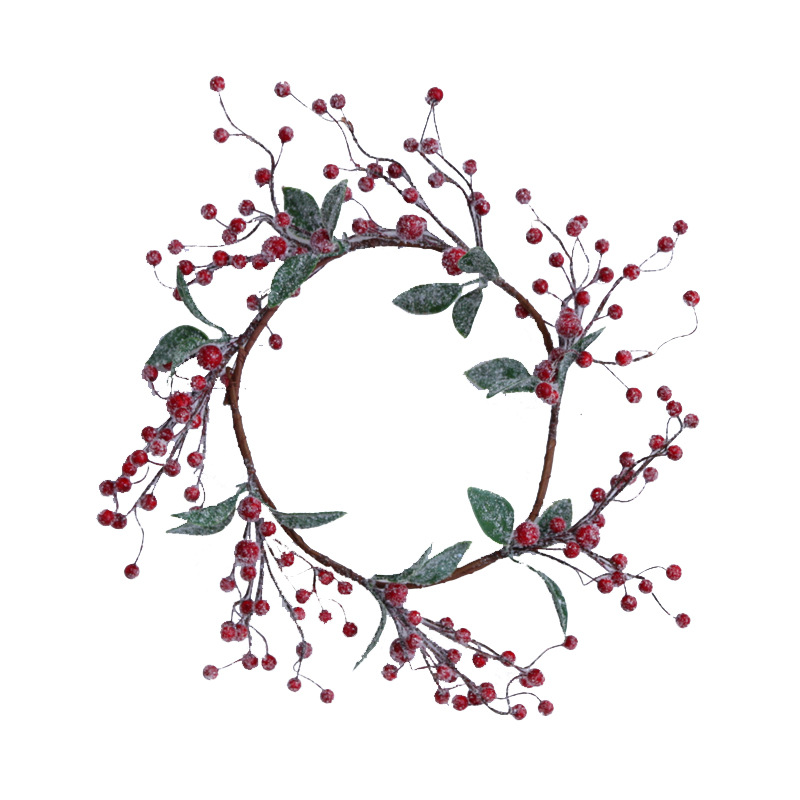 Estación independiente explosión guirlanda de Navidad decoración mini guirlanda de caña puerta colgante decoración DIY colgante pequeño