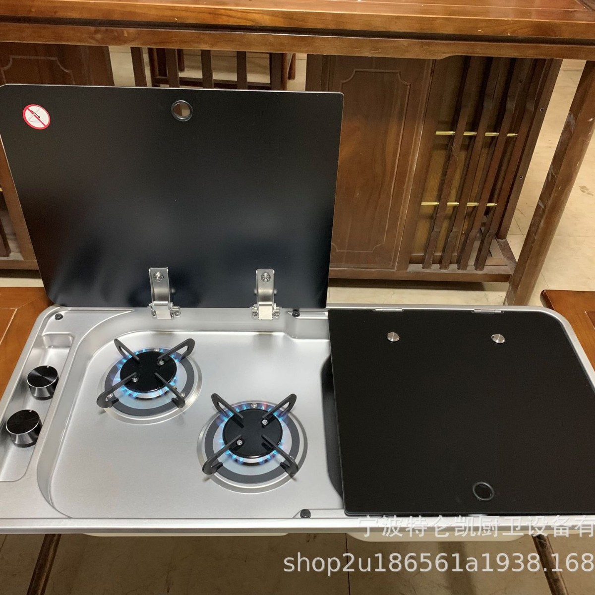 Los fabricantes de fregaderos para vehículos recreativos suministran estufas de gas con tapas, accesorios de hardware para fregaderos con tapas, estufas de gas sin tapas