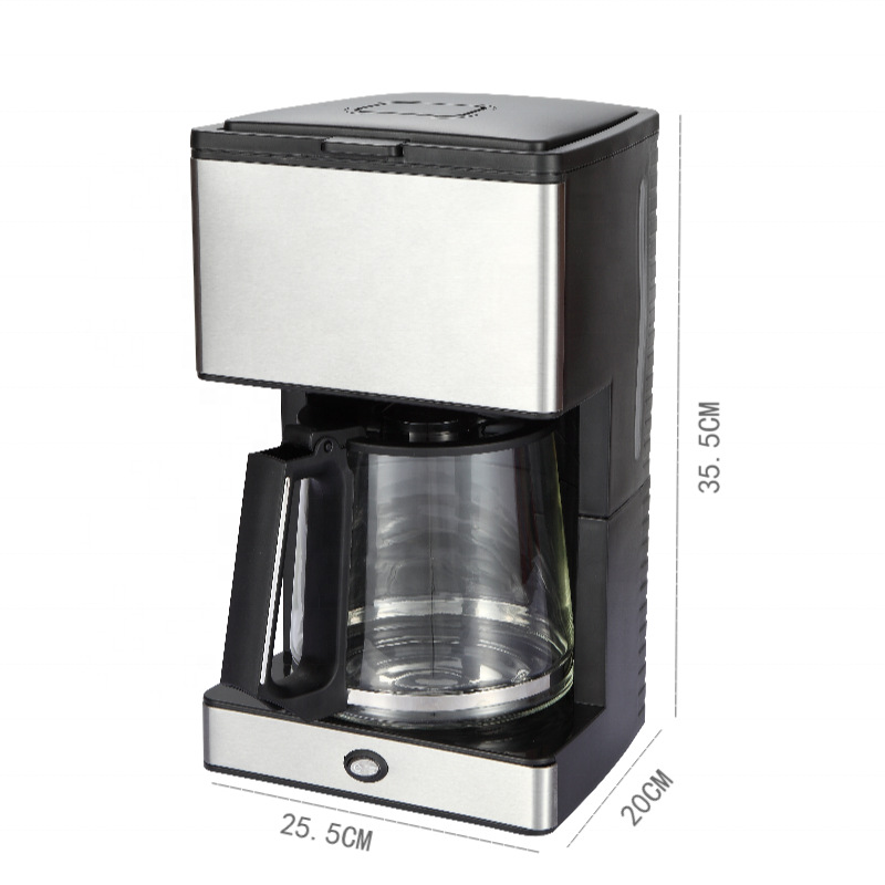 1.8L cafetera de goteo 1000W transfronteriza de alto valor de cafetera de goteo electrodomésticos
