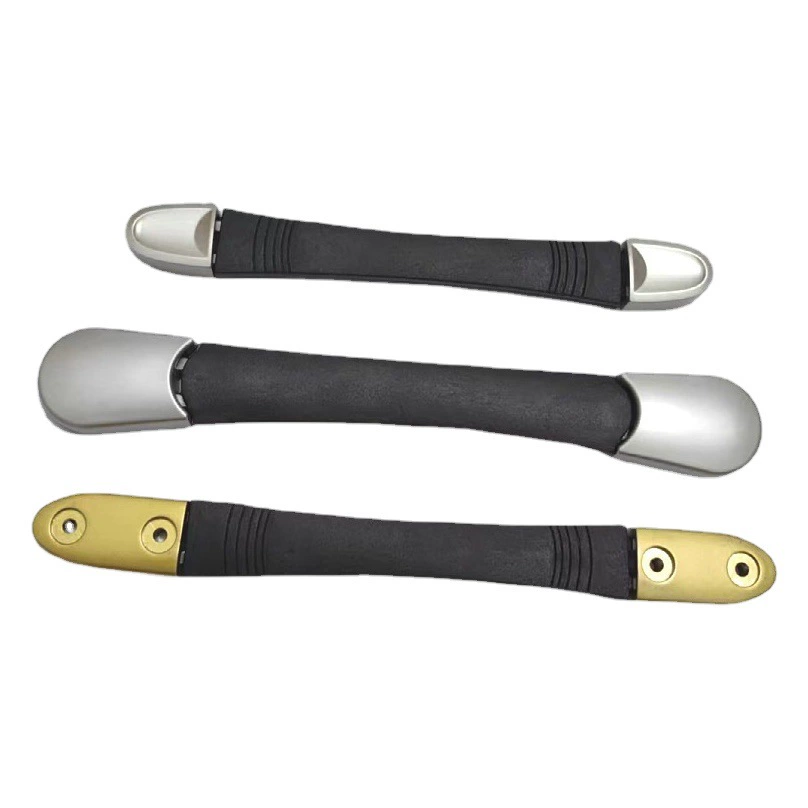 Пластиковая ручка-грип в наличии, выдвижные аксессуары для багажа, оптовая продажа цветных пластиковых ручек для чемоданов, регулируемые.