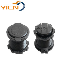 Car, RV, Yacht Dual USB Car Charger 5V 3.1A Cigarette Lighter Car Charger Modification Y-Connect Two-in-One New Car Charger