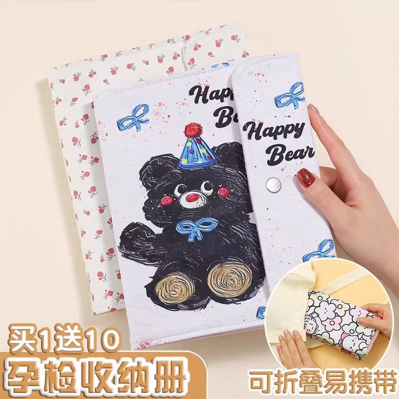 Книга для хранения данных о пренатальном осмотре А5, отчет о беременности, лист для осмотра беременных, портативная папка, книга для записи информации