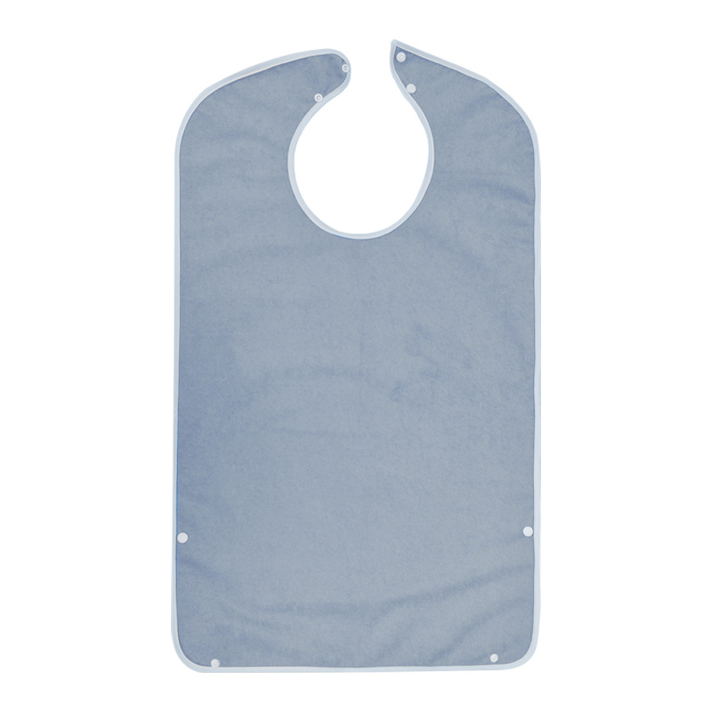 Amazon fábrica transfronteriza suministro de ancianos babero impermeable adulto grande toalla babero ancianos babero