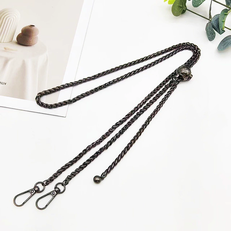 Changeable adjustable one-shoulder bag on chain, straps, mobile phone, chain bag, (Physicals)
