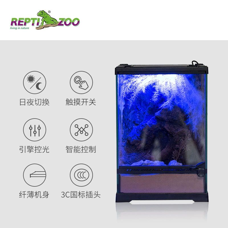 Контролируемый свет Reptizoo светодиодная лампа свет лампа скрпион ночной свет охранный дворец маленький экологический бокс рог лягушка ночная линия лазай штучный питомец