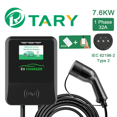AC wall-mounted New Energy Electric Elektrikli avtomobil şarj cihazları