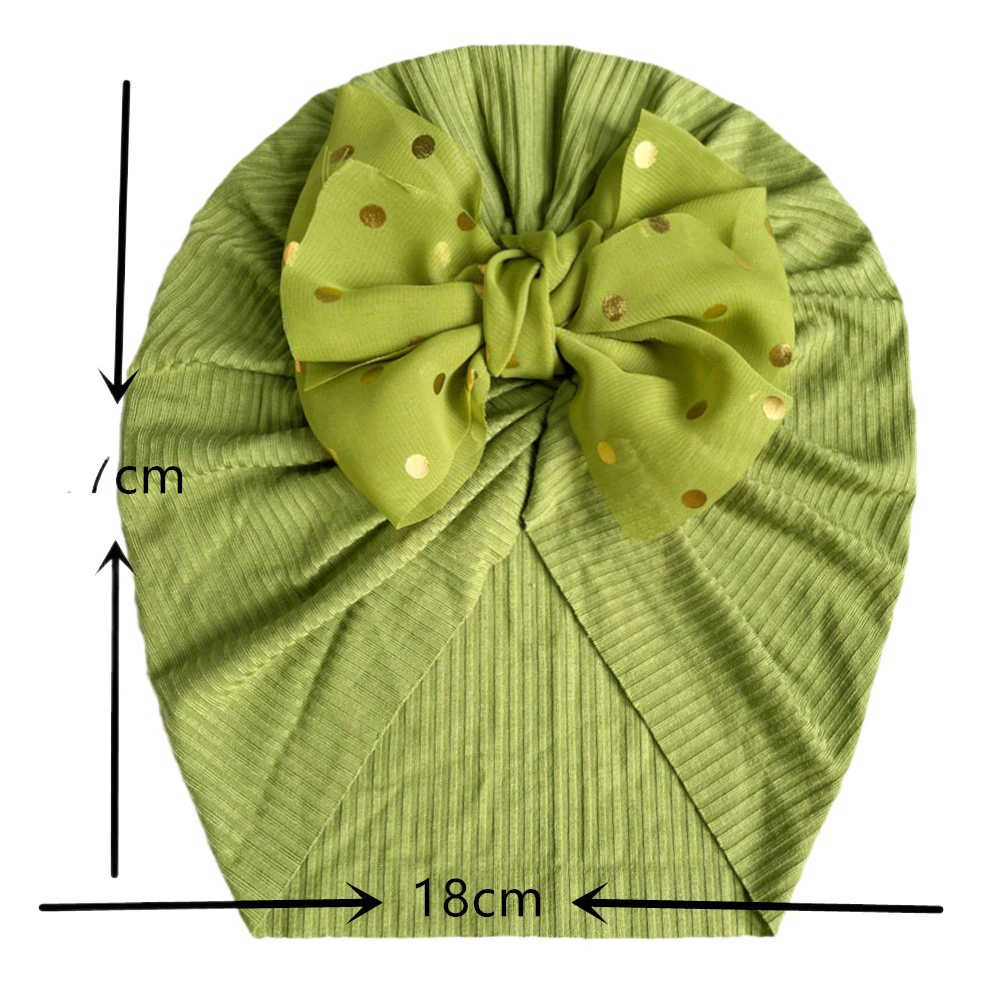 Новая детская шапка, летняя тонкая милая детская шапка с бантом в европейском и американском стиле, милая фетальная шапка без костей для девочек