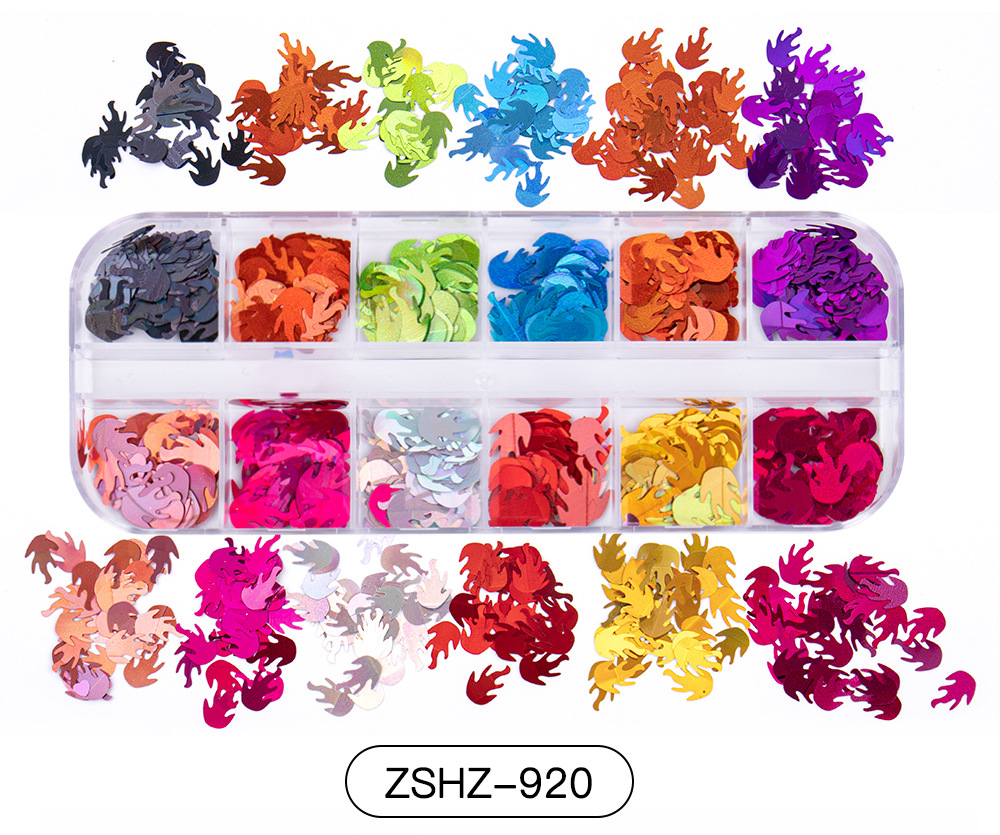 30g Weight Nail Decoration Accessories Nail Supplies See detail page-[15 Books in a Box] Rainbow Horse Keychain Box Quantity Sequin Material Square, Moon, Heart Shape Pattern Simple Style Style Hot 12 Nail Art Too Small Sequins Nail Art Jewelry For Valentine's Day Ultra-Thin Nail Sticker Wholesale 21