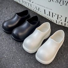 EVA拖鞋户外ins潮增高厨师鞋春夏季潮酷百搭情侣休闲包头一脚蹬女