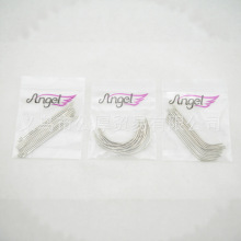 6cm weft needles 接发用 头套发帘针 C型 I型 J型针 12根/包