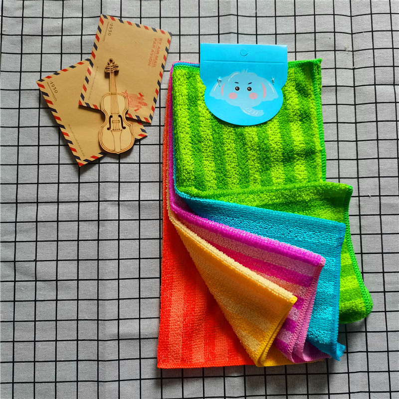 Ultra -fine fiber towel Yang ion watery ripple rafting color pump ultra -fine fiber cloth set is edited by towel cloth