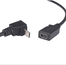 ���^Micro���Dmini ĸ������ ֱ��90&deg;������USB����ĸ���L��