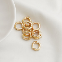 14K����ɫ��ʯ���λ�߅����Ȧ �͹ży�U�մ����׭h diy���Ʒ