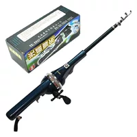 Guangwei Sea Rod Костюм для рыбалки Dele Портативная Короткая секция Сверхжесткая метательная Удочка Универсальная колесная удочка для рыбалки 1,31 м