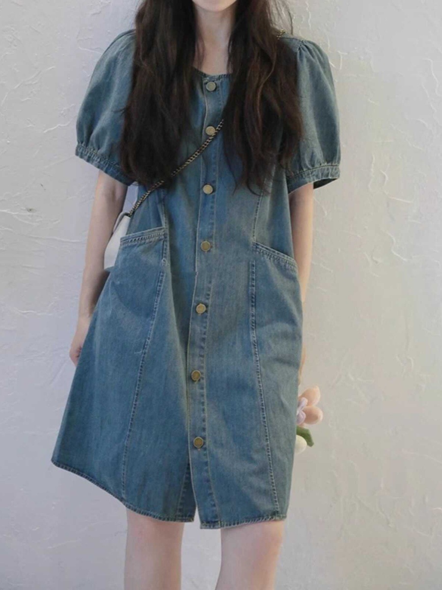 Blue summer dress