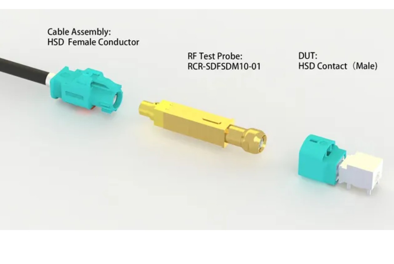 测试HSD罗森伯格RF Test Probe RCR-SDFSDM10-01 HSD Contact公母