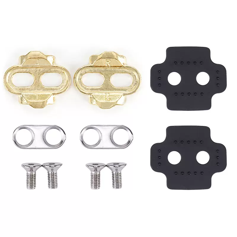 自行车脚踏打蛋器锁片铜制锁鞋配件 锁鞋片 山地车打蛋器脚踏锁片