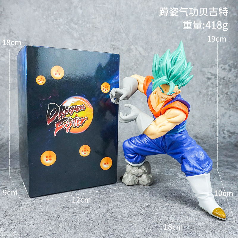 ドラゴンボール家族ポートレート悟空カカロットフィギュアサイヤ人ベジータスーパーブルー人形周辺誕生日ギフト|undefined