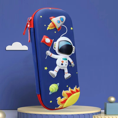 Elementary school student cartoon EVA stationery box 3D three-dimensional pencil bag anti-fall and pressure-resistant children's pencil box pencil case stationery bag batch