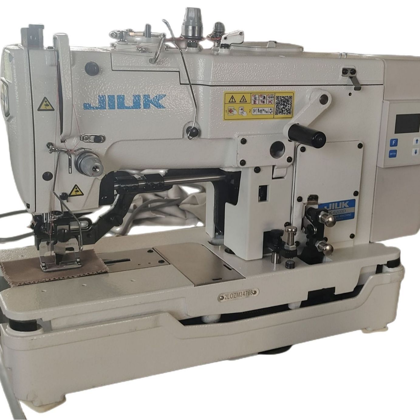 Venta al por mayor JK-781D cabeza plana máquina de ojo de cerradura equipo de accionamiento directo de alta velocidad máquina industrial máquina de coser equipo de costura