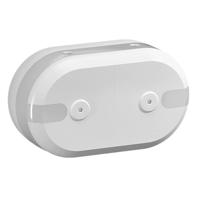 Фабрика прямой инженерной Туалет Видимый ABS пластик двойной рулон ткани коробка