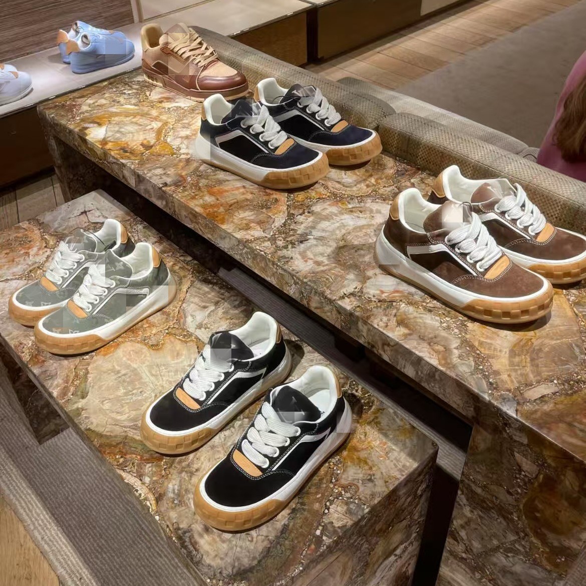 New European Style Dad Sneakers, Luxury Sneakers for Men and Women, Sports Casual Sneakers with Thick Soles and Height Increase