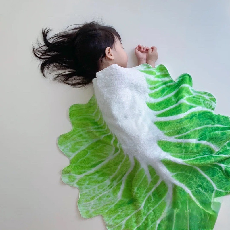 Nap blanket cabbage flatbread blanket Indian flying cake blanket pancake blanket air conditioning blanket office single burrito blanket