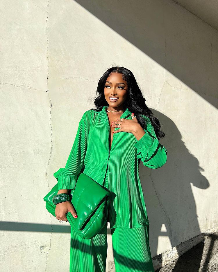 Long Sleeve Sleeve Length Polyester, Modal Fabric Type Women'S Casual Solid Color Polyester Modal Splicing Pant Co-ord Set Pants Sets